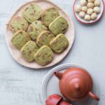 Matcha Macadamia Coconut Cookies