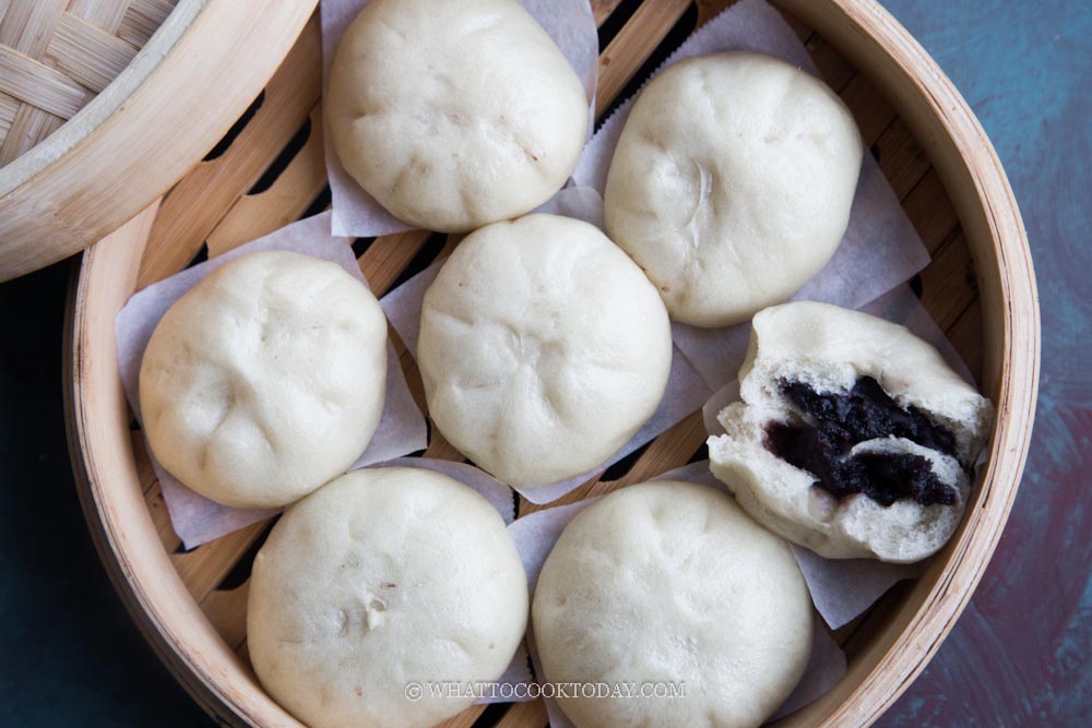 Super Easy No-Knead Steamed Buns (Baozi/Mantou)