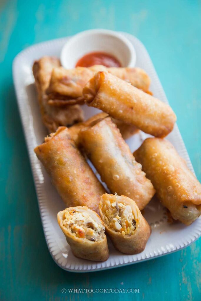 Gluten-Free Egg Roll Wrappers + Filling Recipe [Easy!]