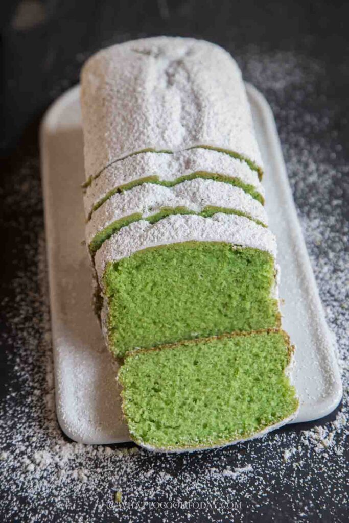 Pandan Donut Loaf Cake