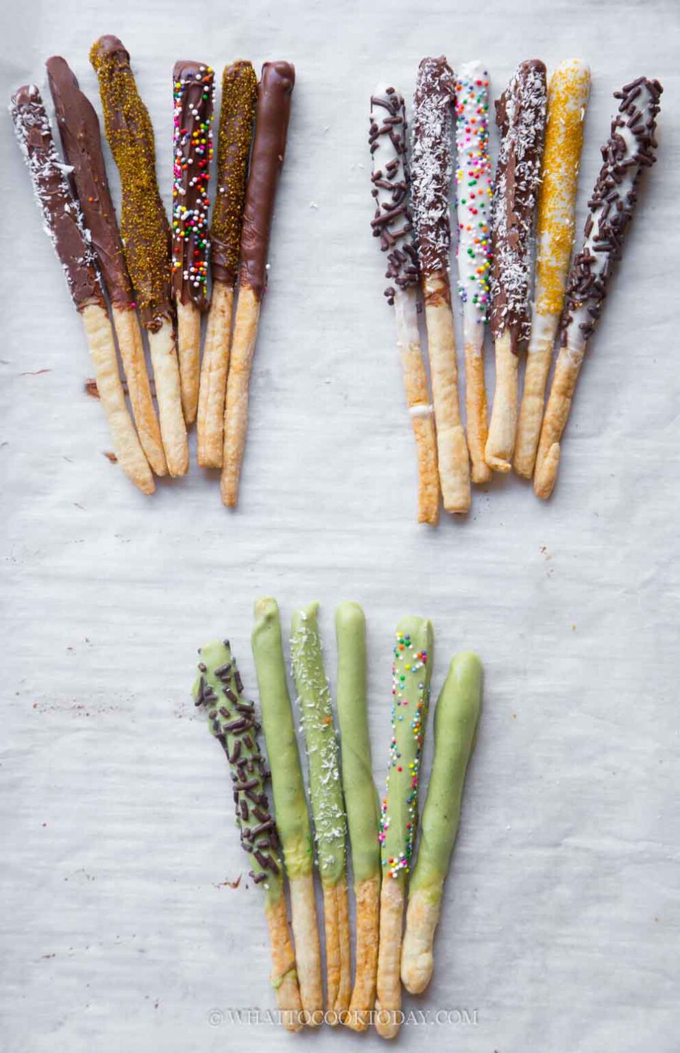 Easy Homemade Pocky Sticks (Assorted Flavors) What To Cook Today