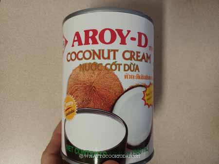 Coconut cream for latik