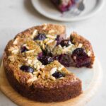 Easy Fresh Sweet Cherry Almond Cake