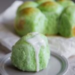 Pani Popo (Samoan Coconut Buns) - Pandan Flavor