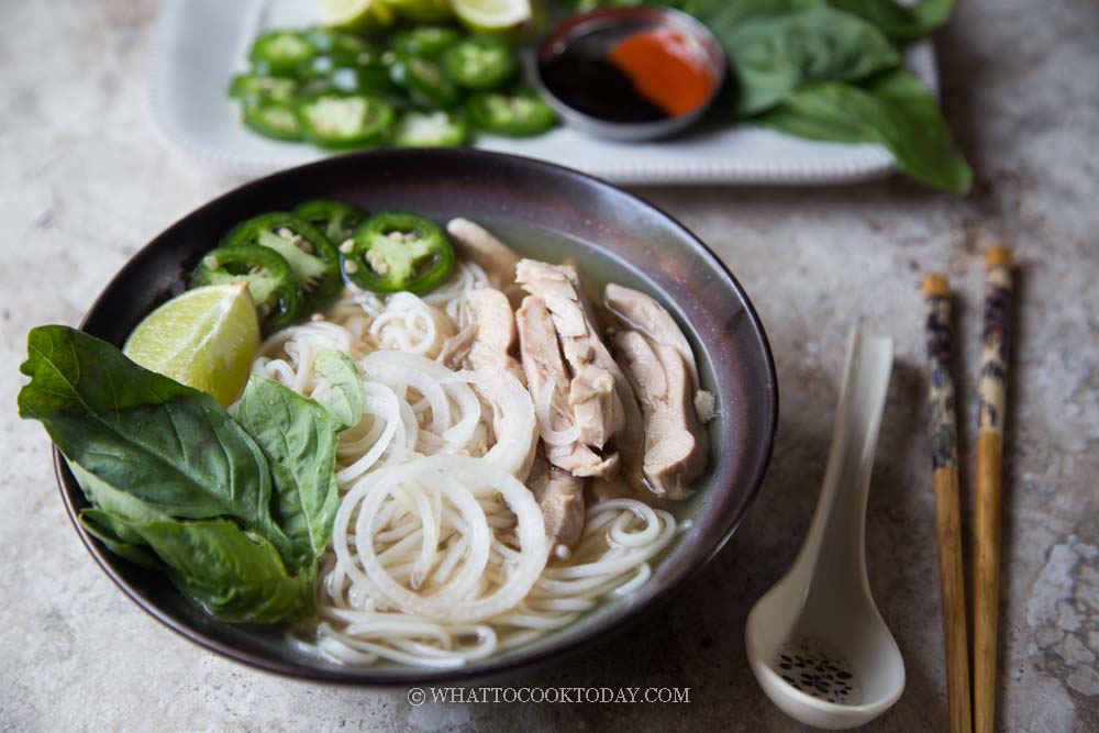 Easy Rotisserie Chicken Pho Ga Noodle Soup