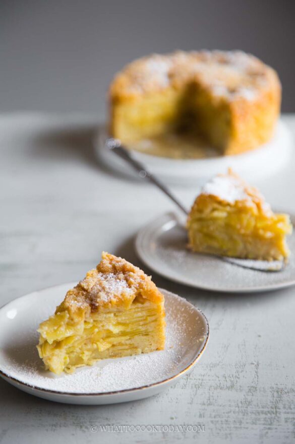 Gateau Invisible Aux Pommes (french Invisible Apple Cake)