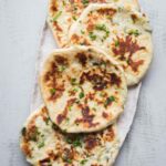 Easy Chicken Cheese Onion Kulcha (No Yeast)