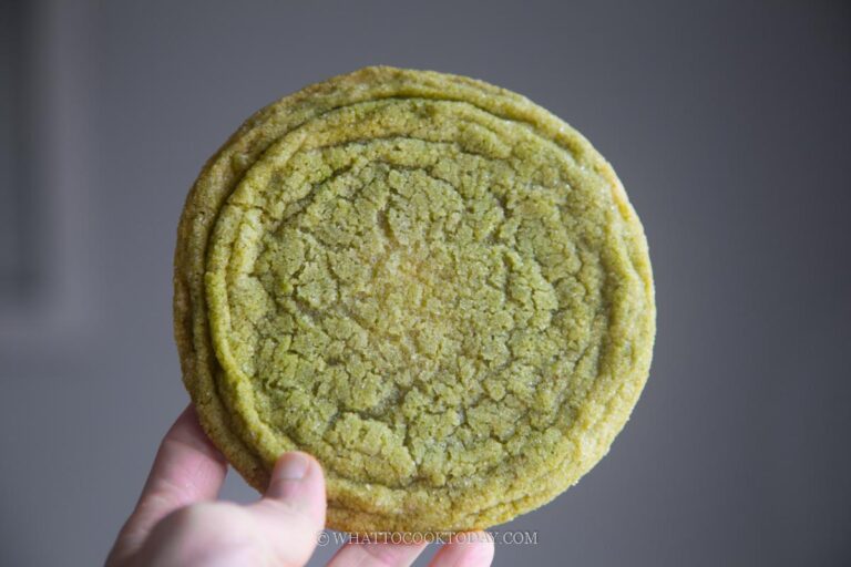 Pan-Banging Ripple Matcha Snickerdoodle Cookies