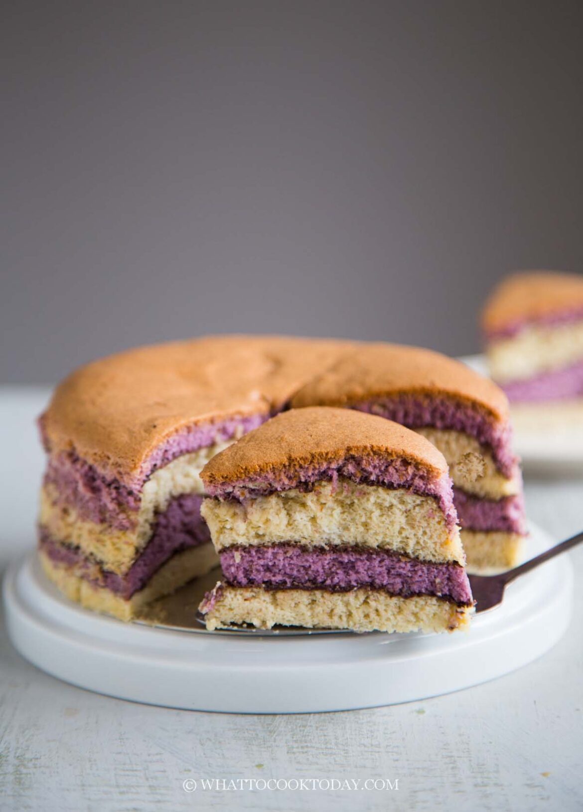 Taiwan Banana Castella Cake (Topo Map design)