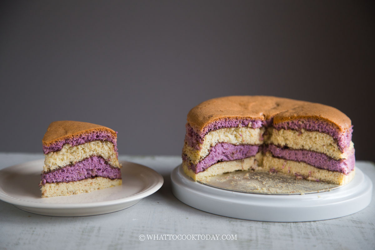 Taiwan Banana Castella Cake (Topo Map design)