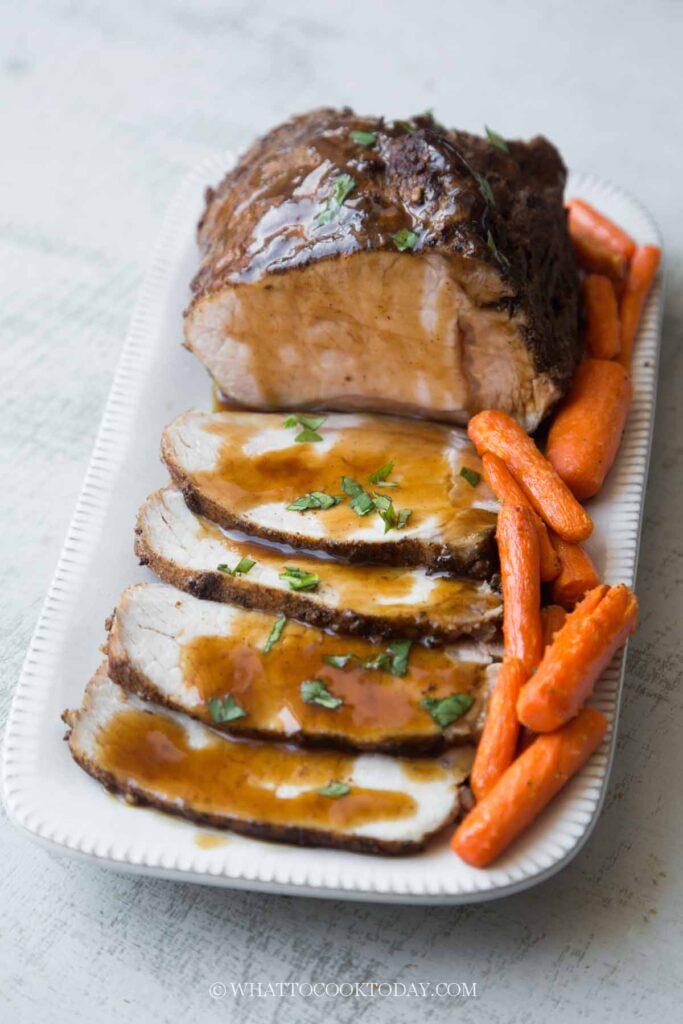 Easy Instant Pot Ginger Honey Pork Loin