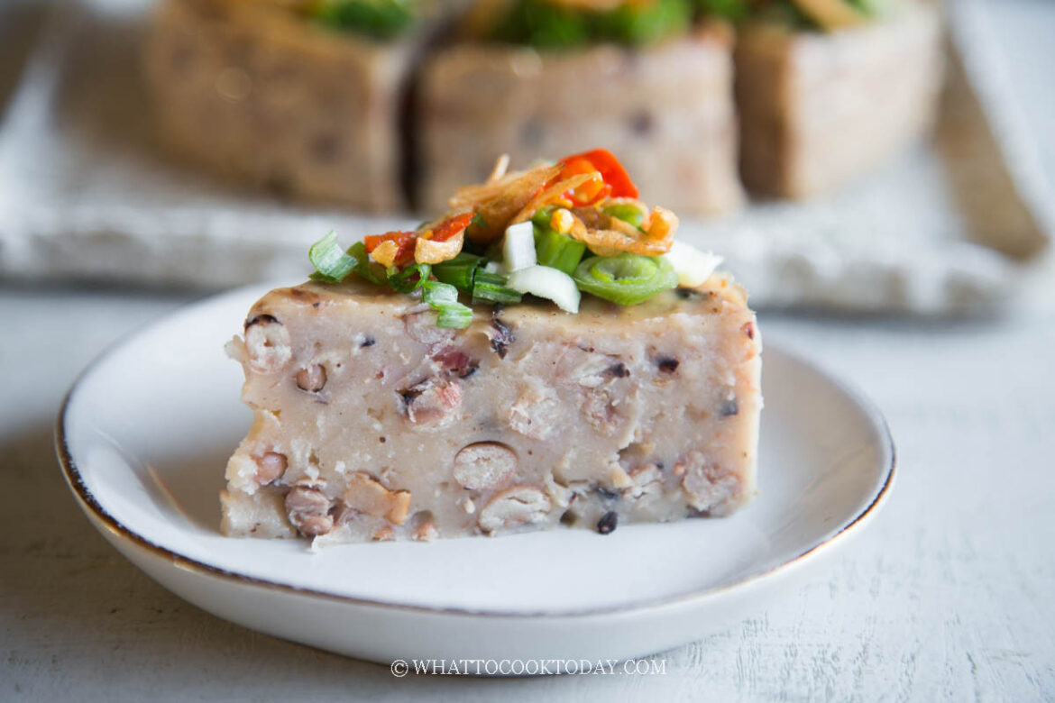 Chinese Savory Black-eyed Beans Cake