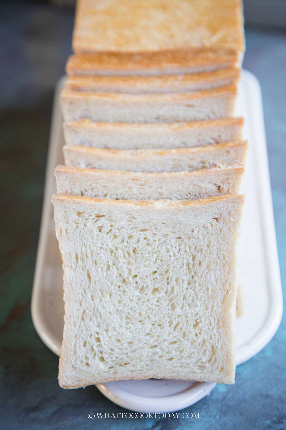 NoKnead Small Loaf Pain De Mie/ Pullman Bread