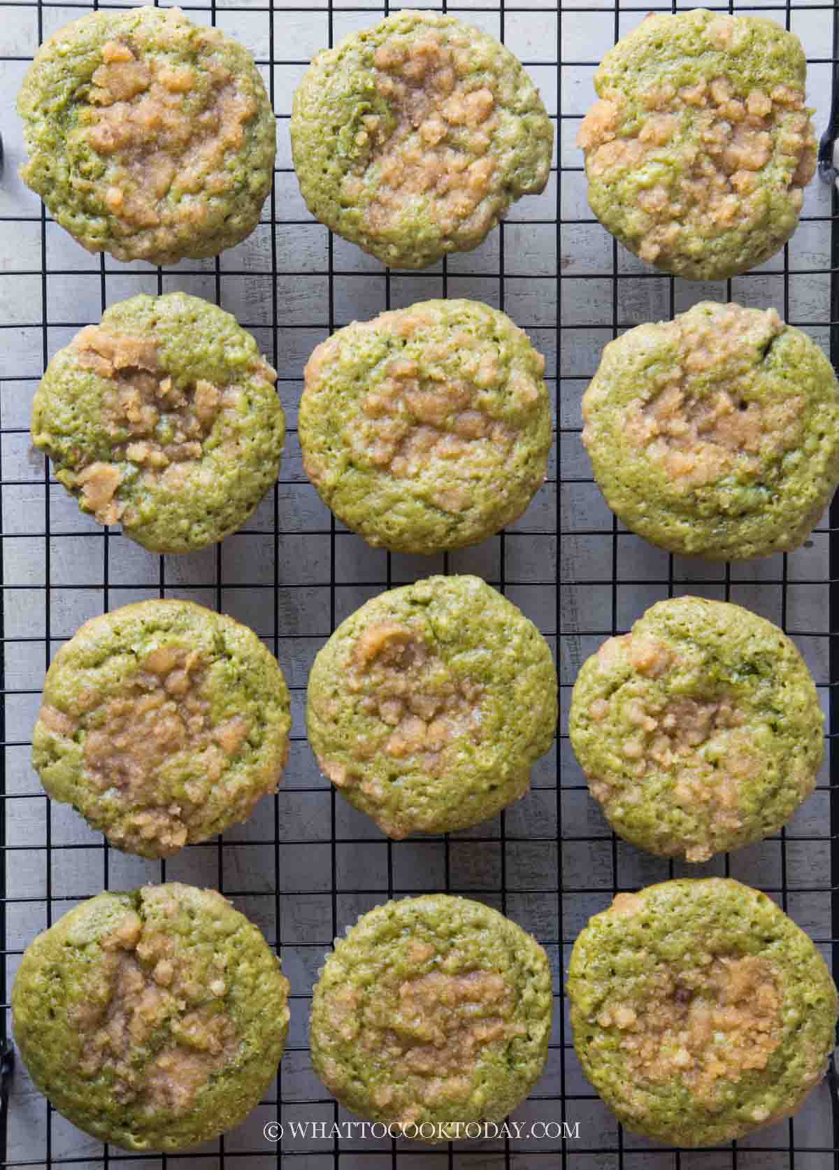 Matcha Coffee Cake Muffin
