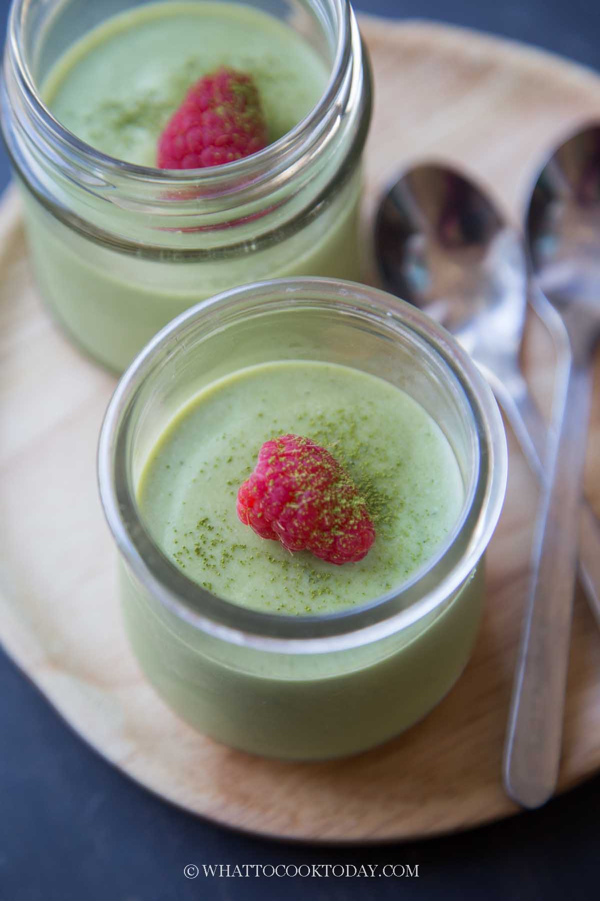 Matcha Ricotta Panna Cotta