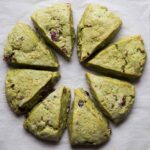 Easy Matcha Cream Scones
