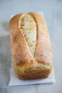 No-Knead Sourdough Sandwich Bread Loaf