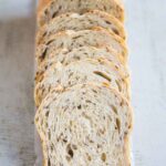 No-Knead Sourdough Sandwich Bread Loaf