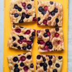 No-Knead Sweet Berry Focaccia