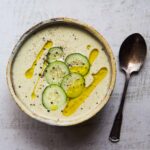 Cucumber Garlic Gazpacho