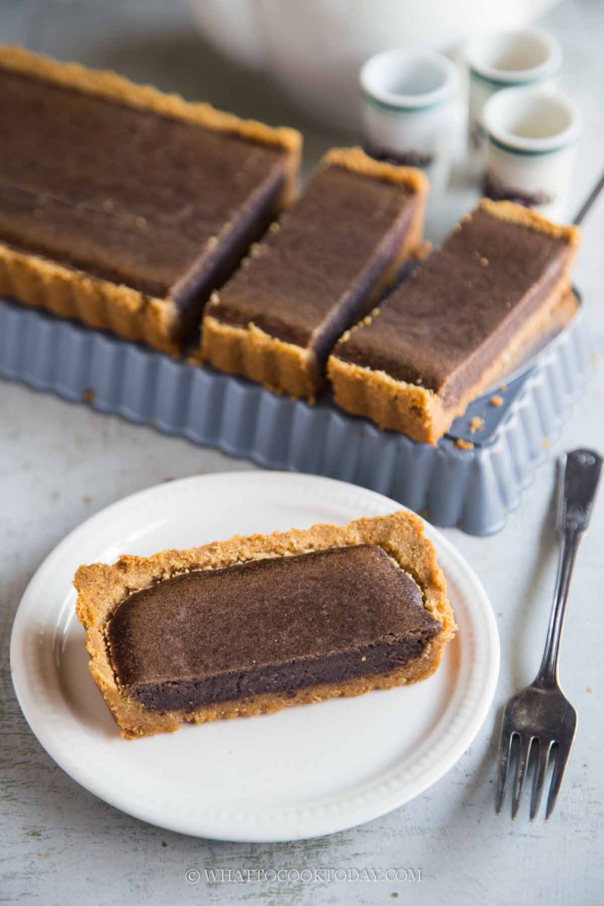 Easy Sweet Black Bean Tart