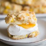Ginger Peach Biscuit Shortcake