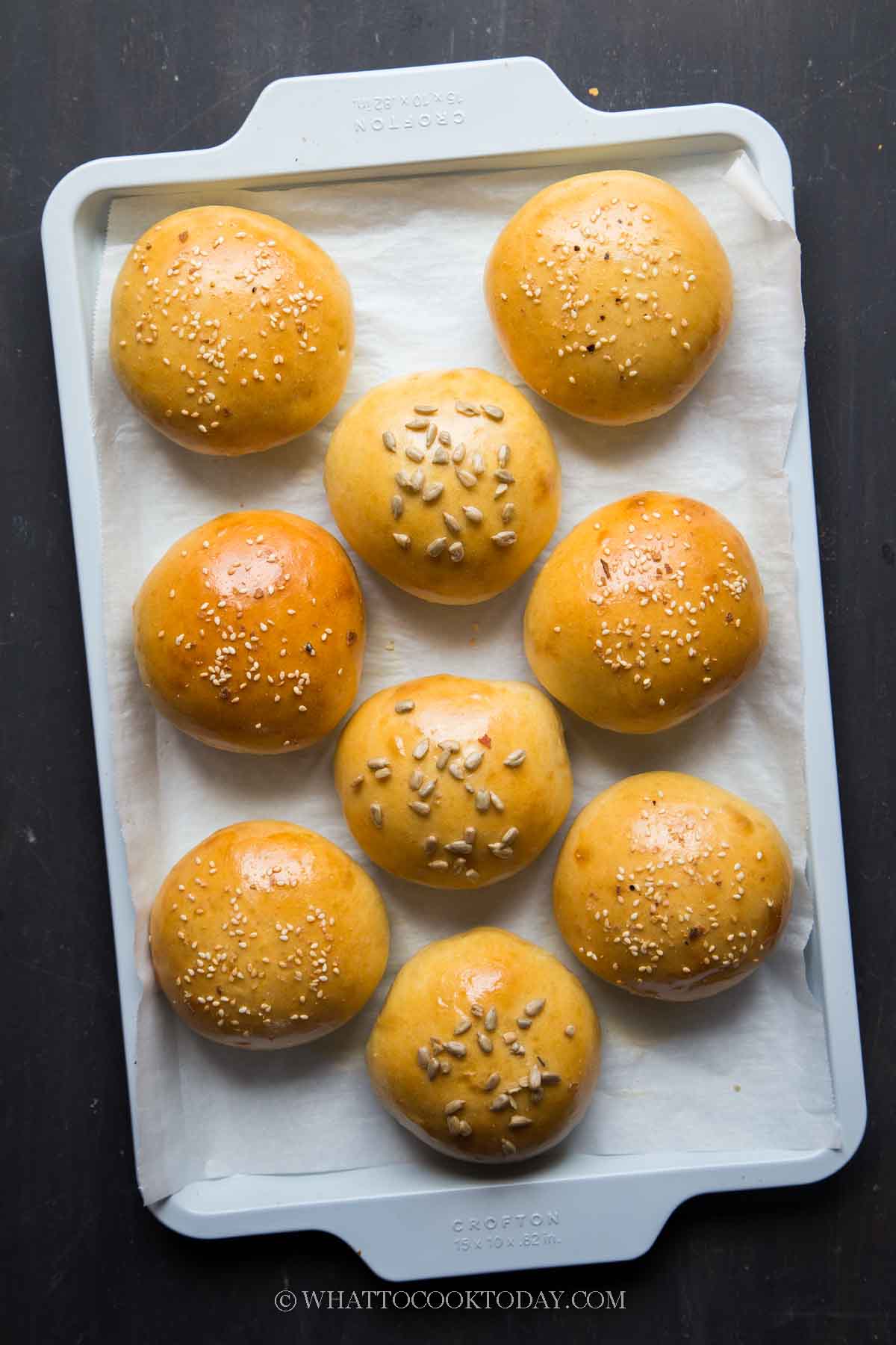 Soft Fluffy Tangzhong Hamburger Bun