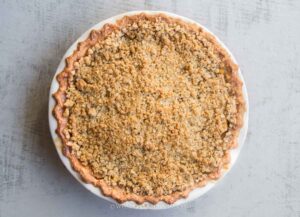 Apple Ginger Pie with Oat Streusel