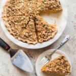 Pumpkin Pie with Pepita Streusel Topping