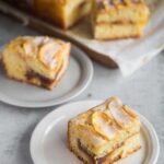Yeasted Apple Walnut Coffee Cake