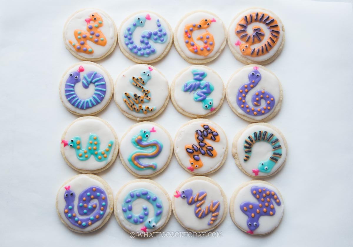 Snaking Cookies Year of Snake Sugar Cookies