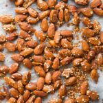 Sesame and Soy Sauce Roasted Almonds
