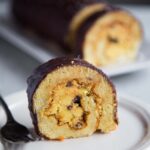 Banana Swiss Roll with Banana Buttercream