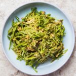 No-Cook Crunchy Snap Pea Salad with Chili Crisp