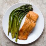 Miso Honey Glazed Salmon with Asparagus