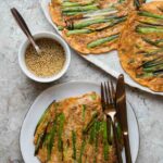 Asparagus Scallion Pancakes