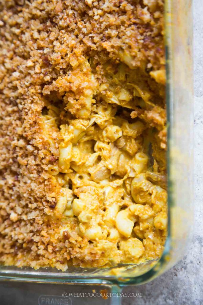 Creamy Rendang Mac and Cheese with Crispy Panko Topping