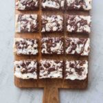 Gooey S’mores Blondies (With Toasted Marshmallow Top!)