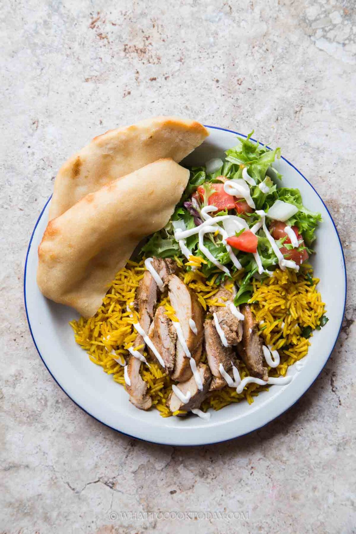 Street-Cart Chicken and Rice - What To Cook Today