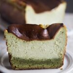Matcha Blondie Burnt Cheesecake