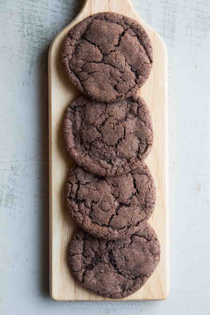 Soft & Chewy Chocolate Sugar Cookies