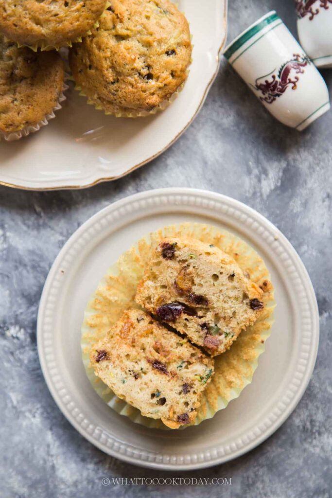 Soft and Fluffy Zucchini Muffins