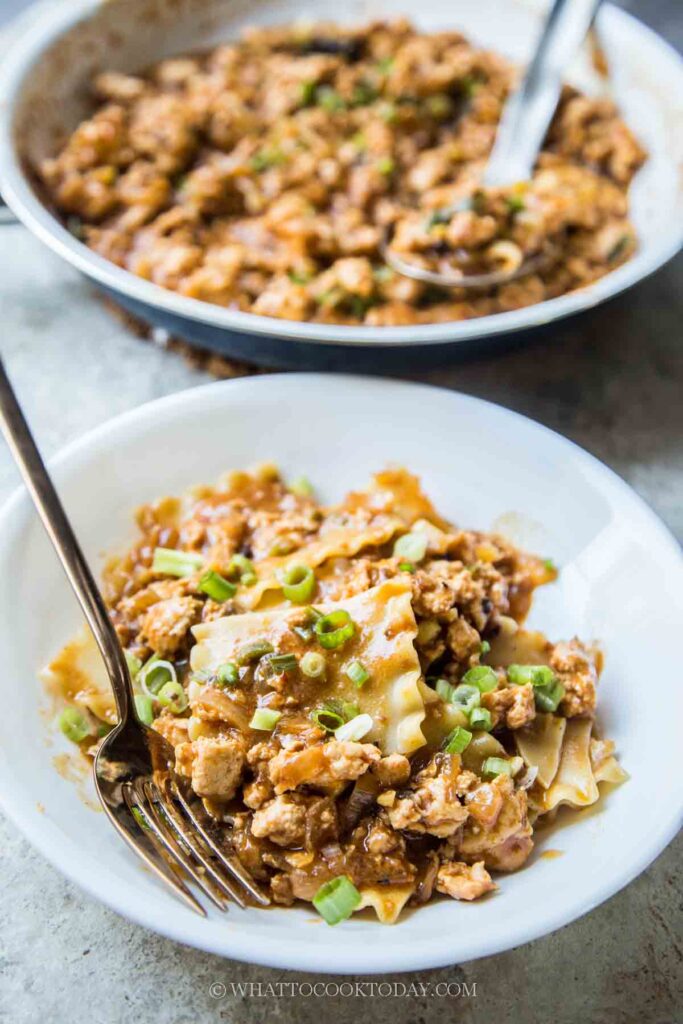 Broken Lasagna with Mala Meat Sauce
