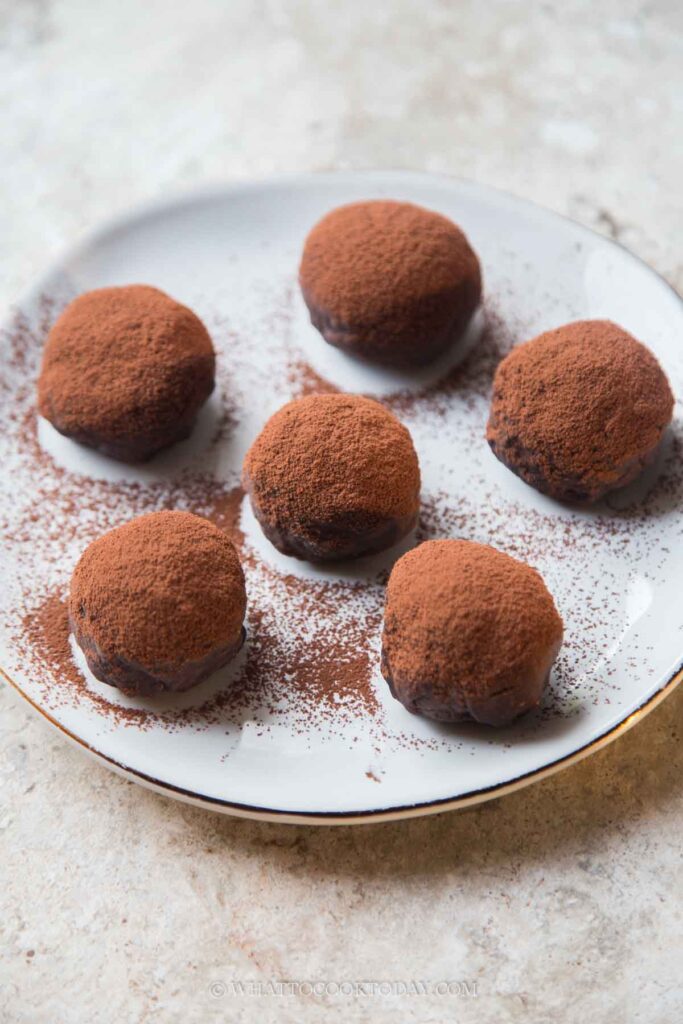 Chocolate Mochi Truffles