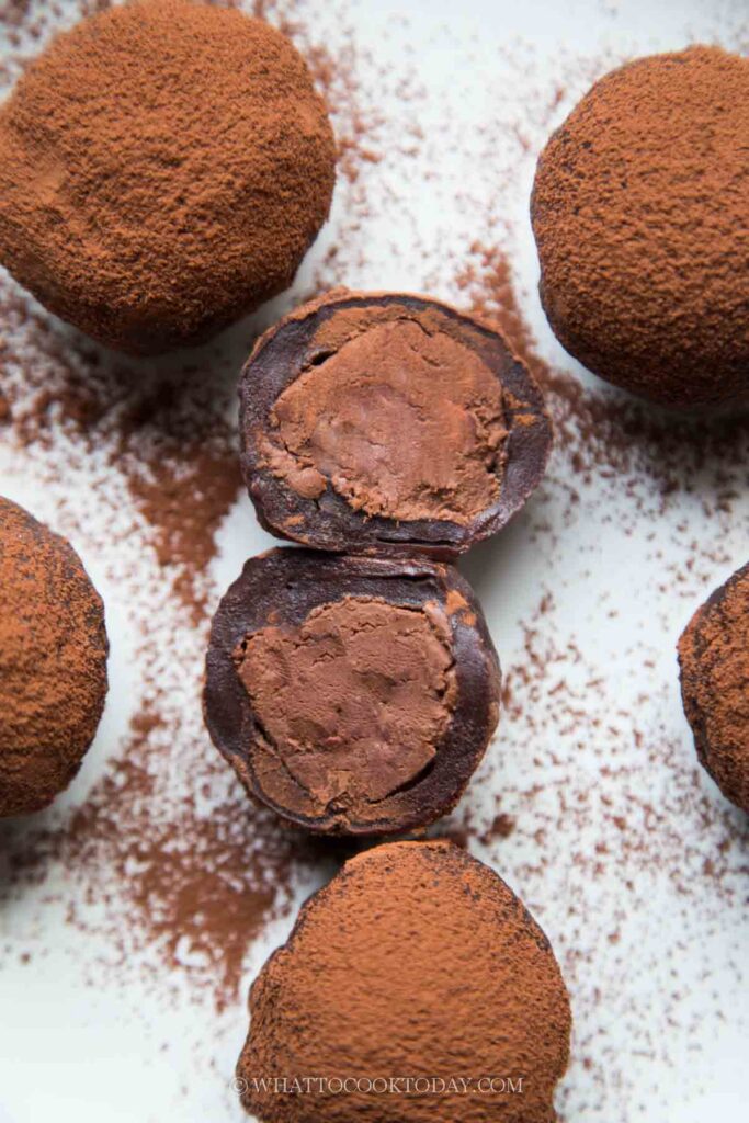 Chocolate Mochi Truffles