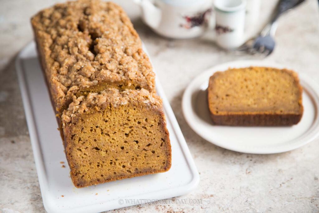 Our Favorite Pumpkin Streusel Bread