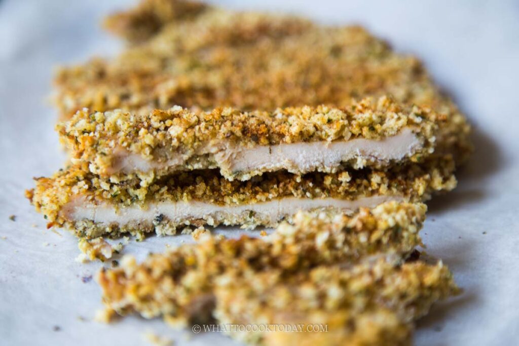 Crispy Taiwanese XXL Chicken Cutlet (Baked Version)