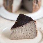 Easy Black Sesame Basque Cheesecake