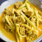 Indonesian Chayote and Tempeh Stew (Labu Tempe Lodeh)