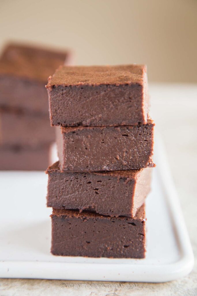 Fudgy Chewy Cocoa Brownies